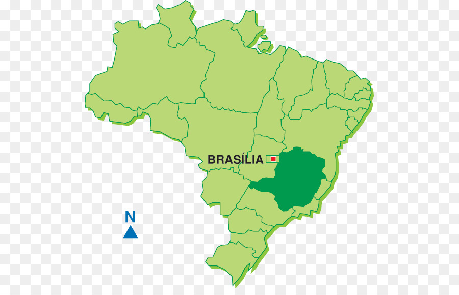 Carte Du Brésil，Brasilia PNG