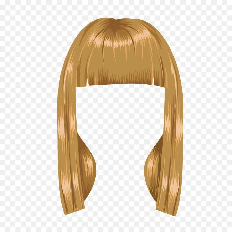 Perruque Blonde，Cheveux PNG