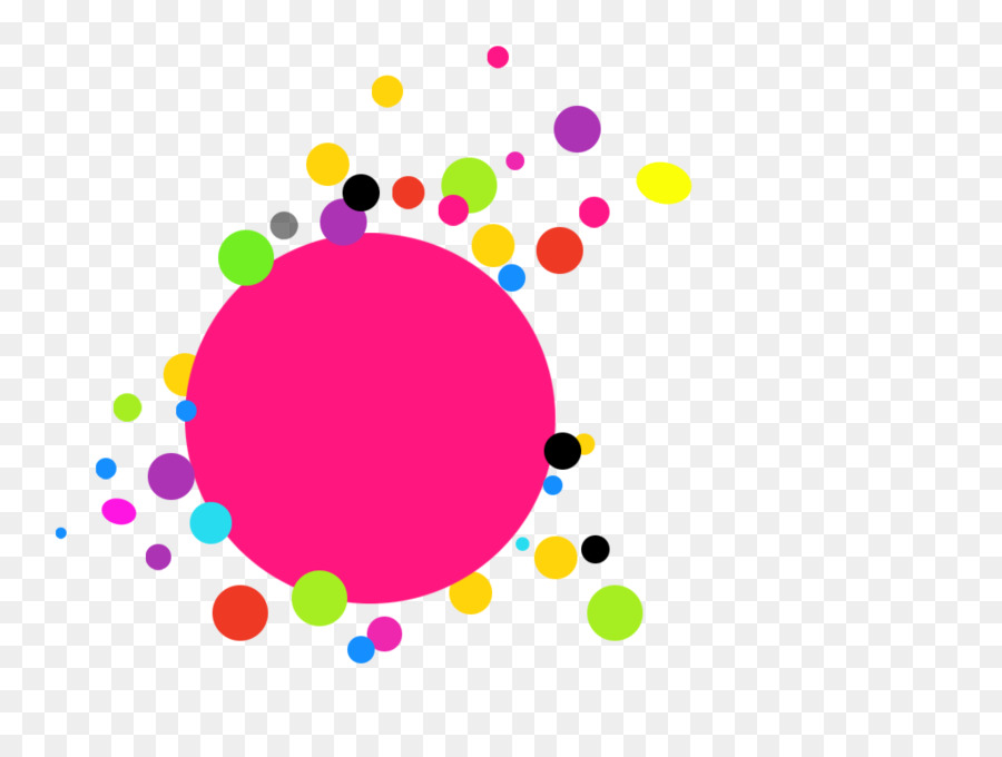 Cercles，Coloré PNG