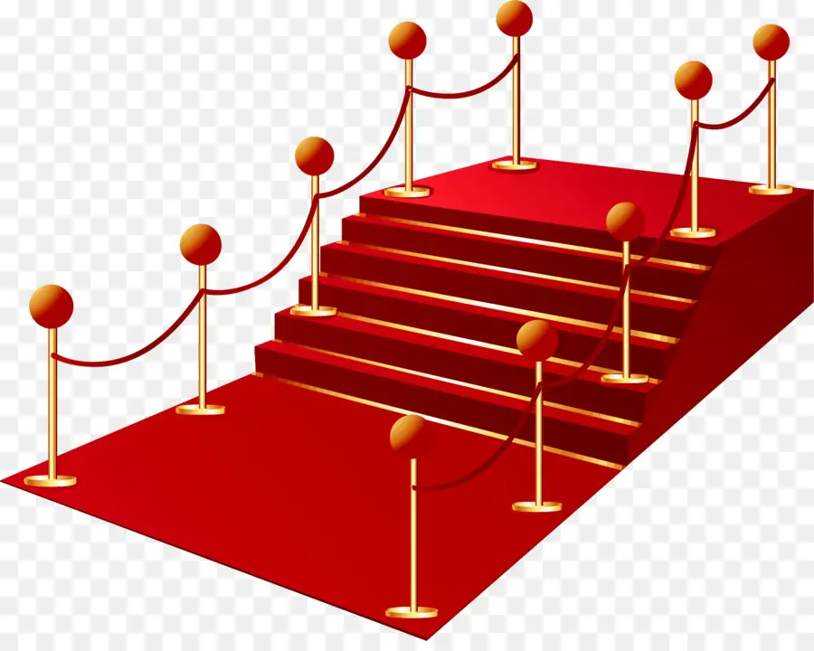 Tapis Rouge，Escaliers PNG