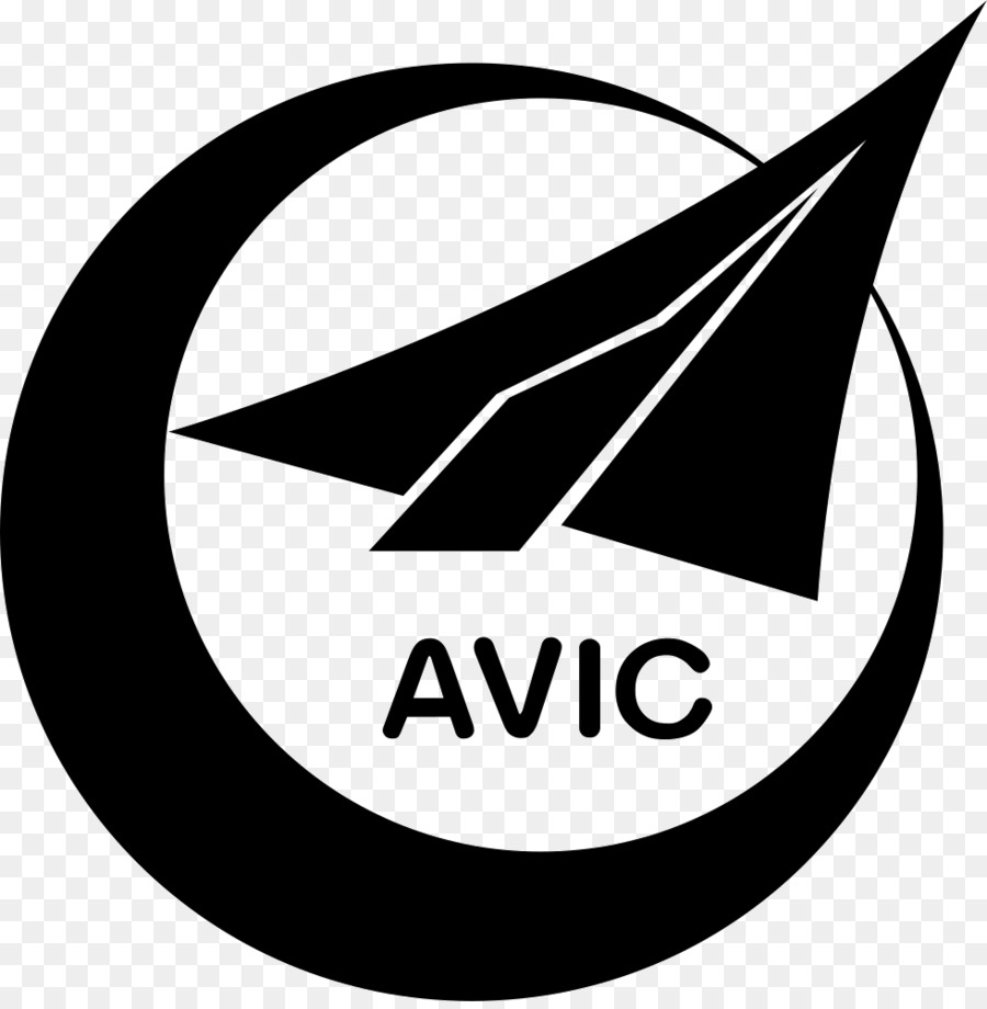 Logo D'avion Bleu，Avic PNG