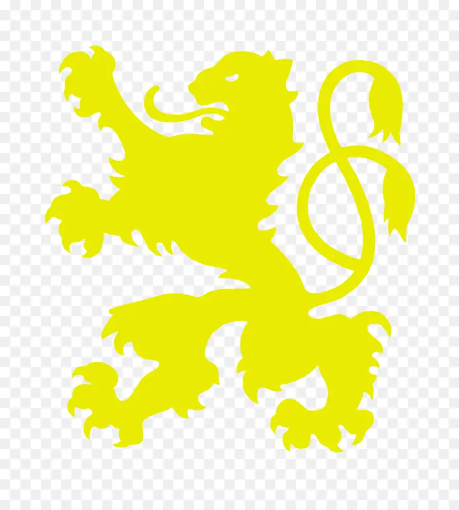 Lion Jaune，Héraldique PNG