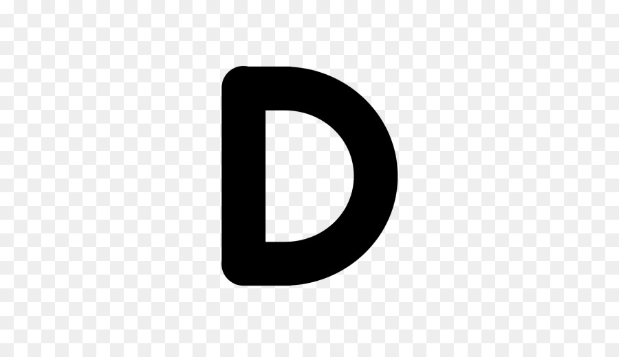 Lettre Noire D，Alphabet PNG