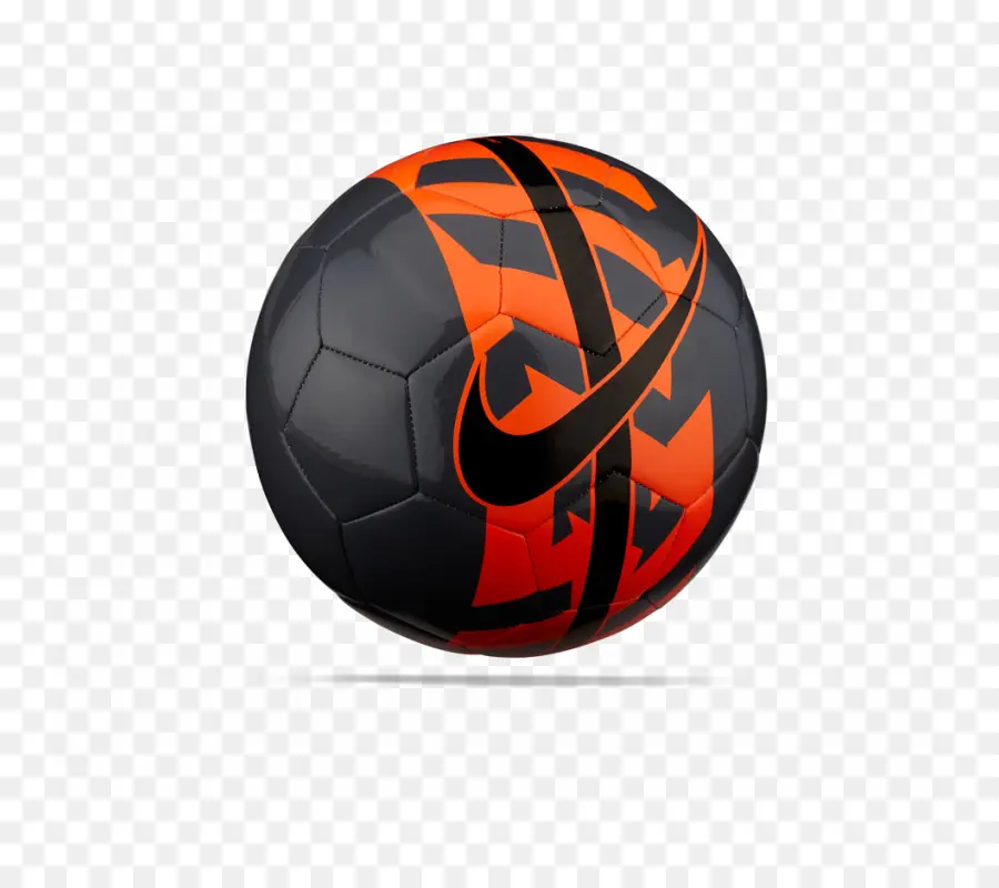 Ballon De Football Noir Et Orange，Football PNG