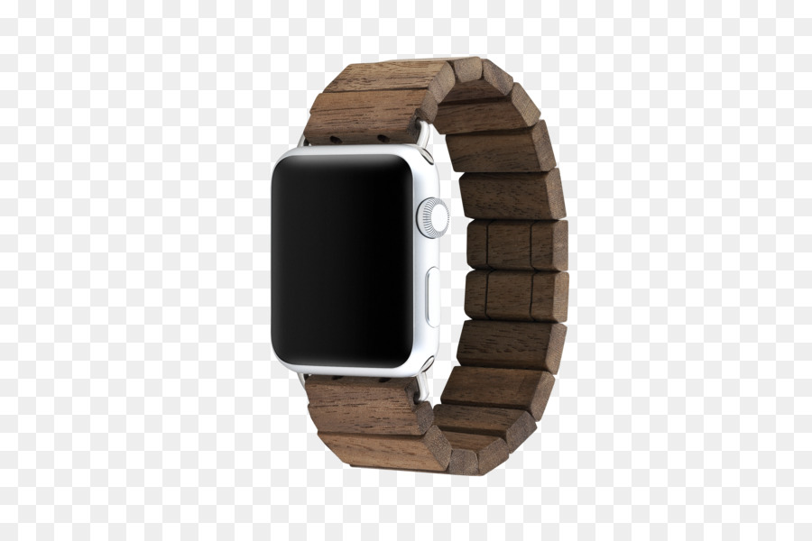 Montre Intelligente，Bande En Bois PNG