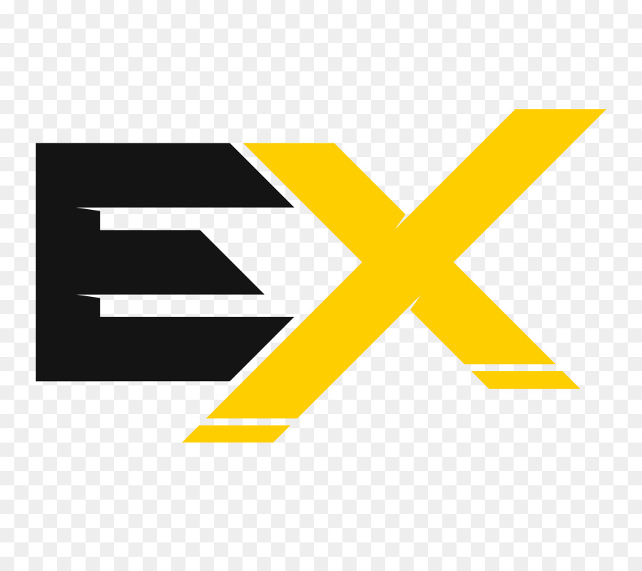 Logo Ex，Noir PNG