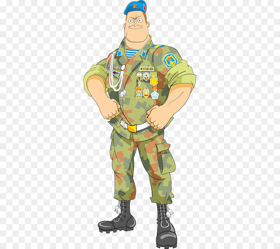 Soldat De Dessin Animé，Militaire PNG