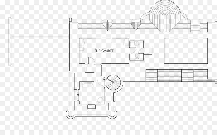 Plan D étage，L Architecture PNG