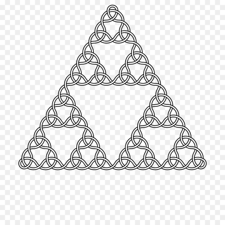 Triangle De Noeud Celtique，Conception PNG