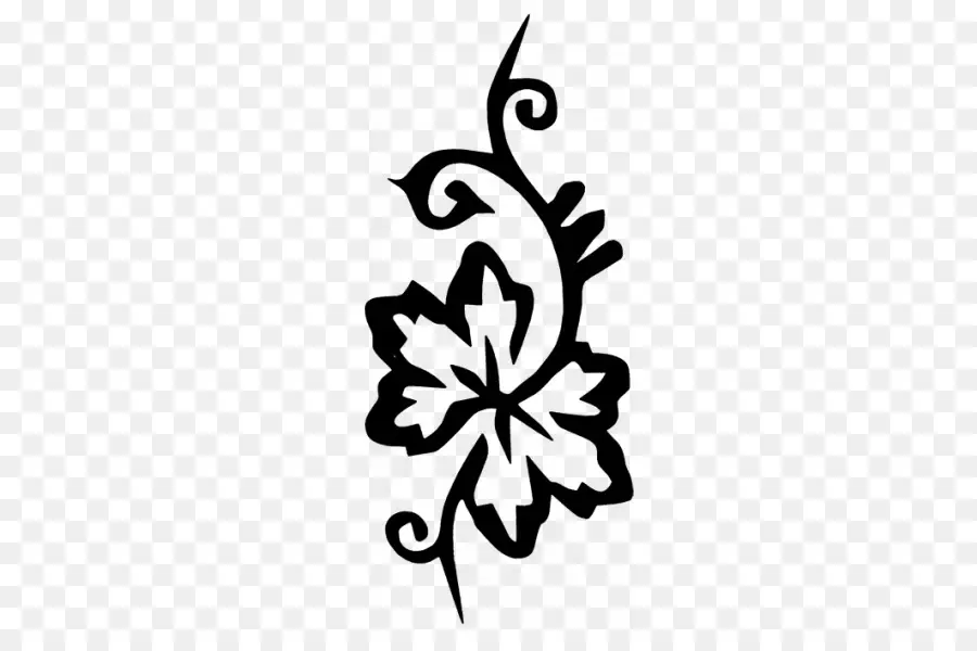 Conception De Tatouage Floral，Floral PNG