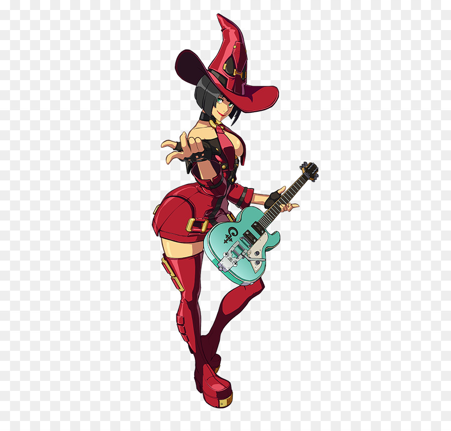 Personnage D'anime Avec Guitare，Animé PNG