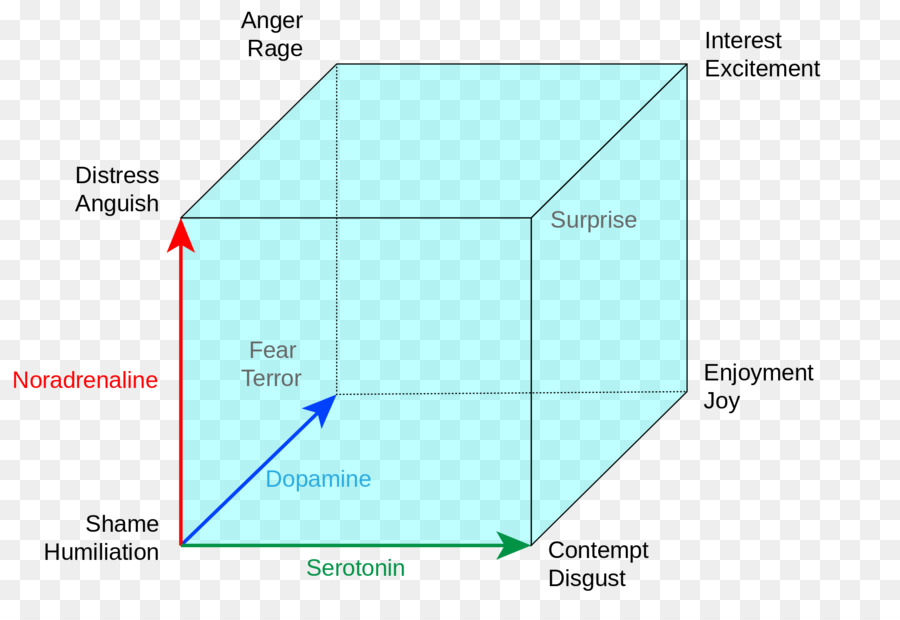 Cube D'émotion，Noradrénaline PNG