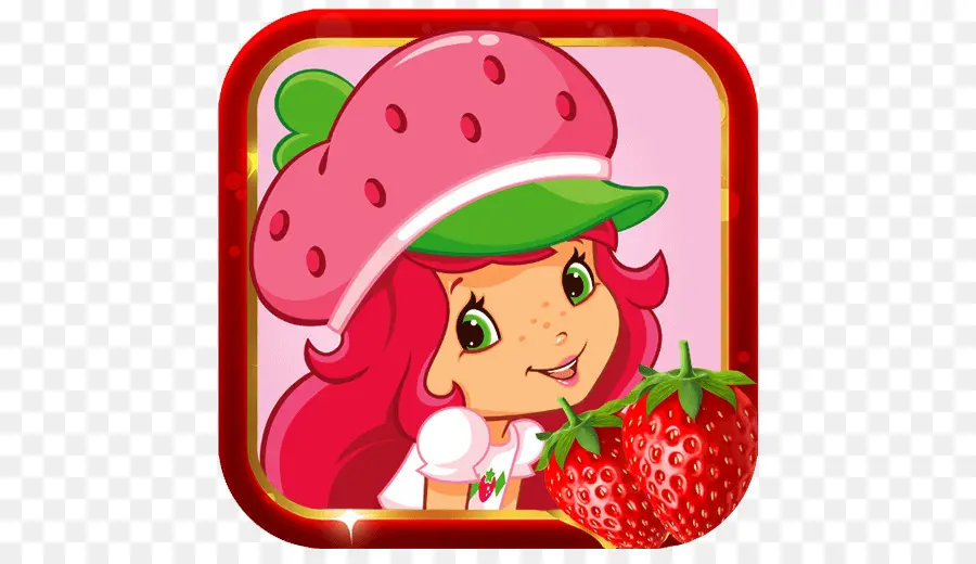 Fille Aux Fraises，Dessin Animé PNG