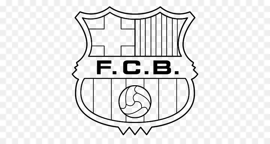 F C B Logo，Football PNG