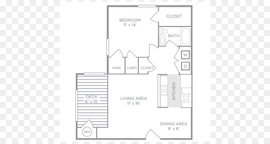 Plan D étage，Appartements Centre Civique Est PNG