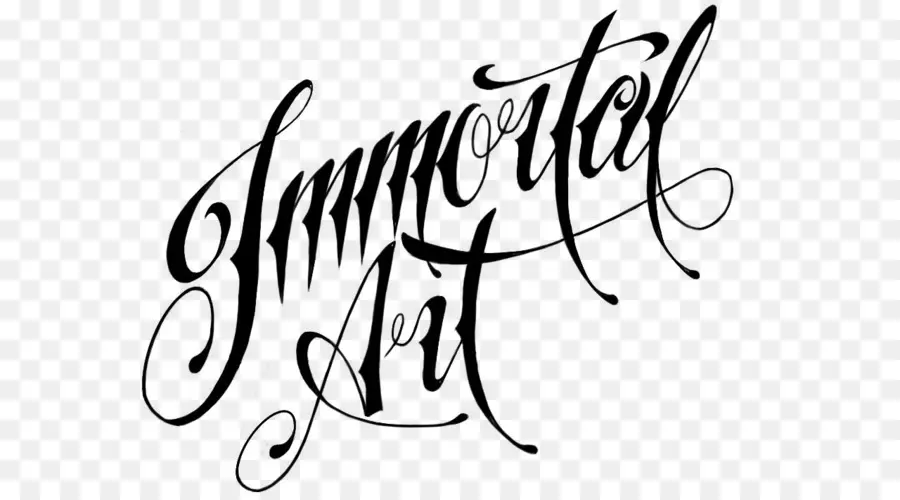 Art Immortel，Typographie PNG