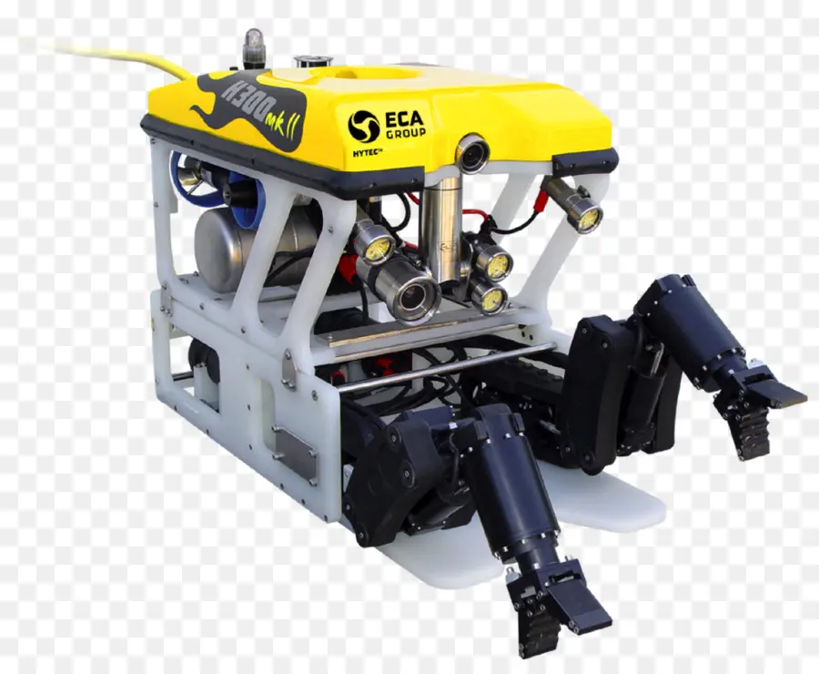 Robot Sous Marin，Jaune PNG