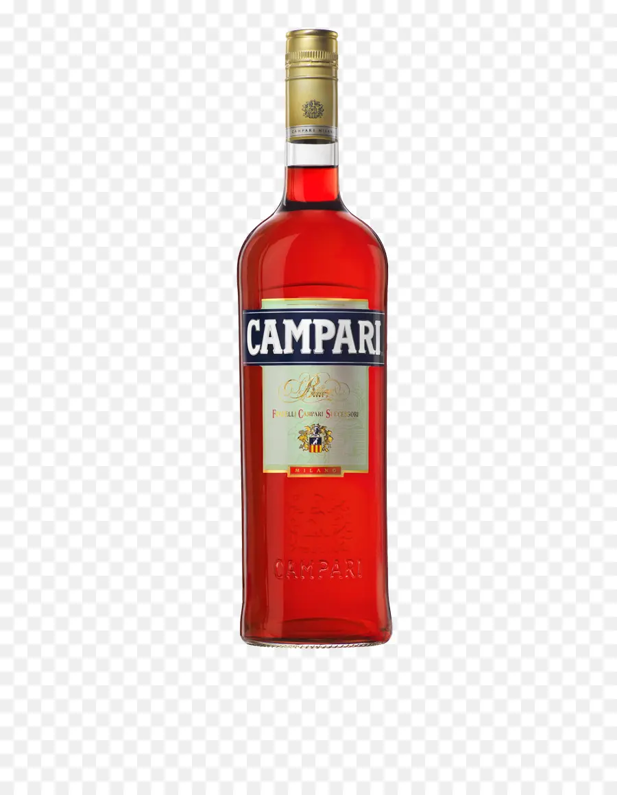 Bouteille Campari，Alcool PNG