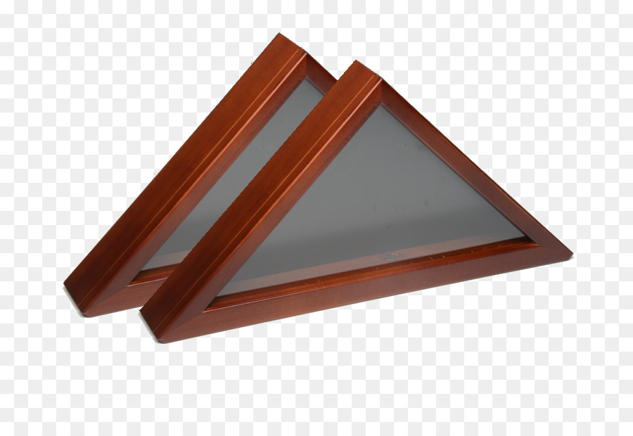 Miroir Triangulaire，Cadre En Bois PNG