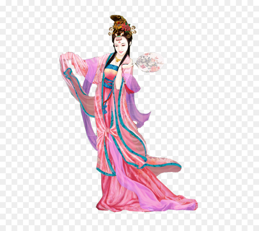 Femme Traditionnelle，Costume PNG