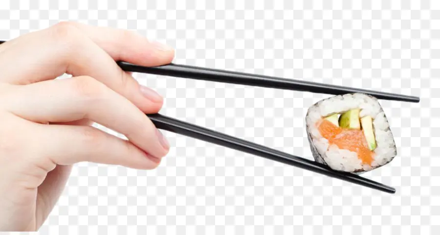 Sushi Avec Des Baguettes，Japonais PNG