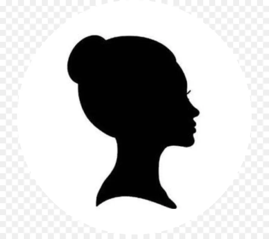 Silhouette D'une Femme，Profil PNG