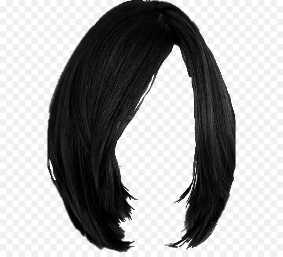 Perruque Noire，Cheveux PNG