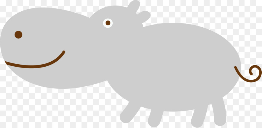 Hippopotame，Dessin Animé PNG