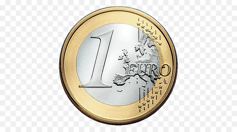 Pièce De 1 Euro，Argent PNG