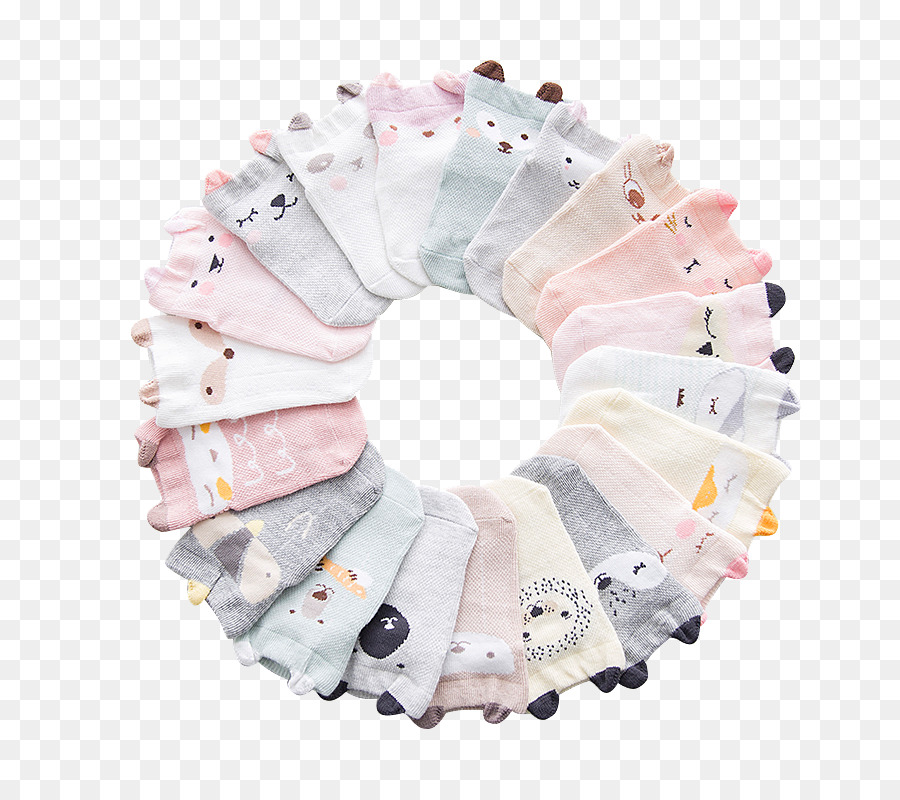 Chaussettes Colorées，Cercle PNG