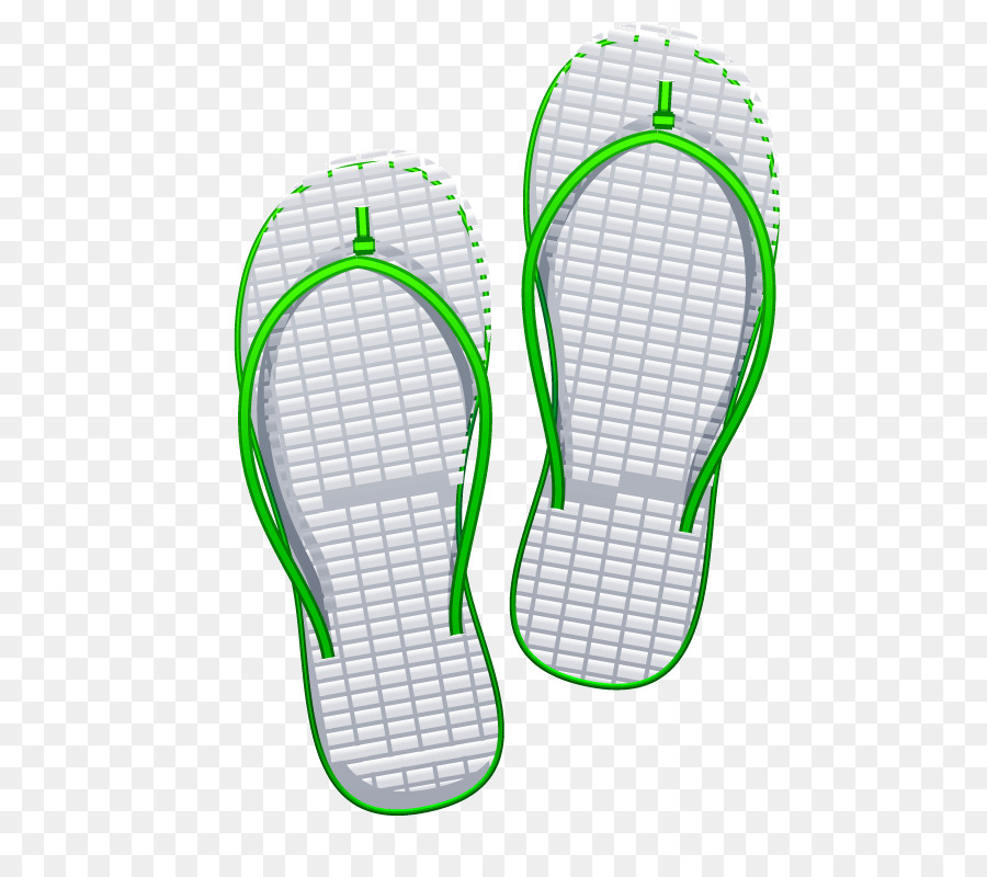 Tongs Vertes，Sandales PNG