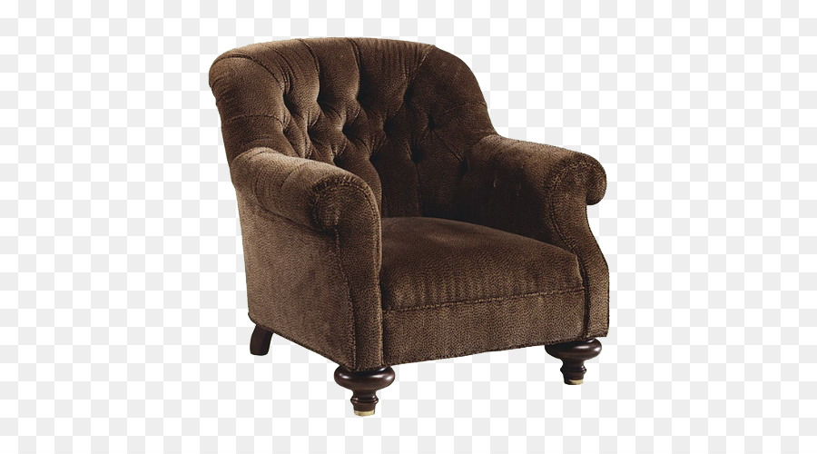 Fauteuil Beige，Bras En Bois PNG