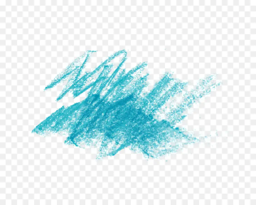 Griffonnage Bleu，Crayon PNG