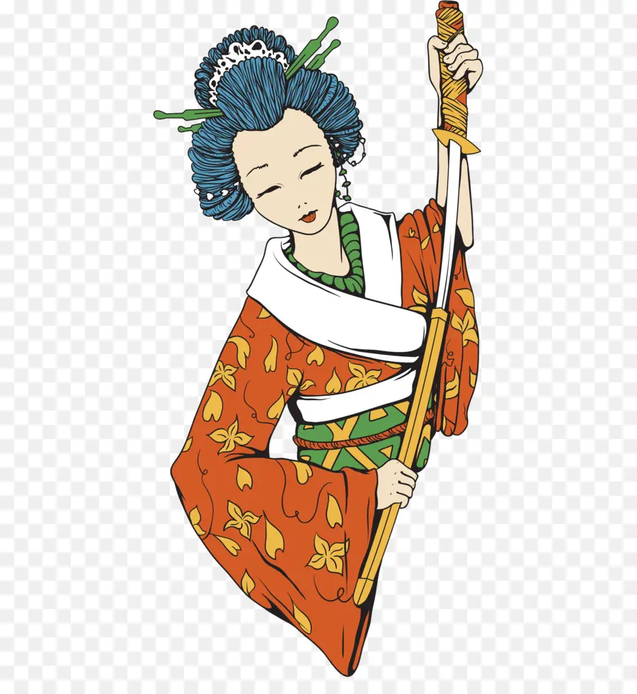 Geisha，Japonais PNG