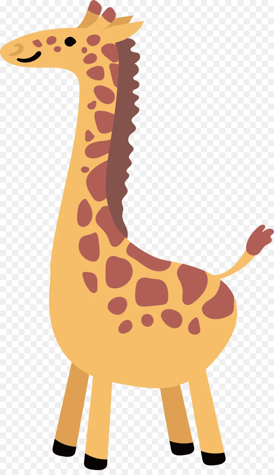 Girafe De Dessin Animé，Long Cou PNG