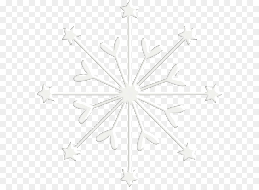 Flocon De Neige Blanc，Hiver PNG