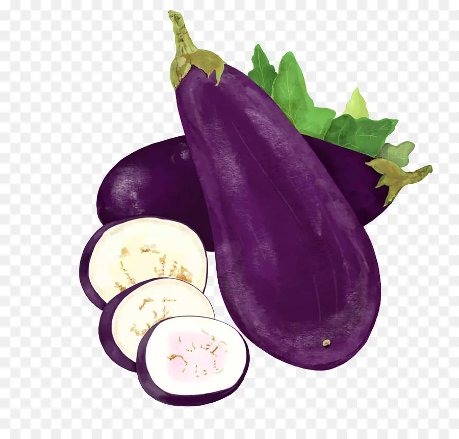 Aubergines，Violet PNG