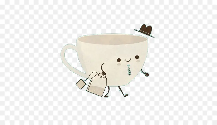 Tasse à Thé Mignonne，Sachet De Thé PNG