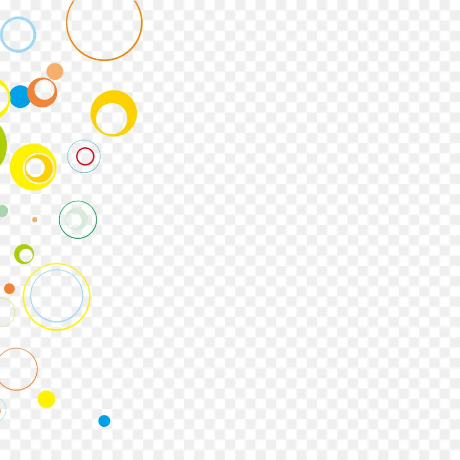 Cercles Colorés，Cercles PNG