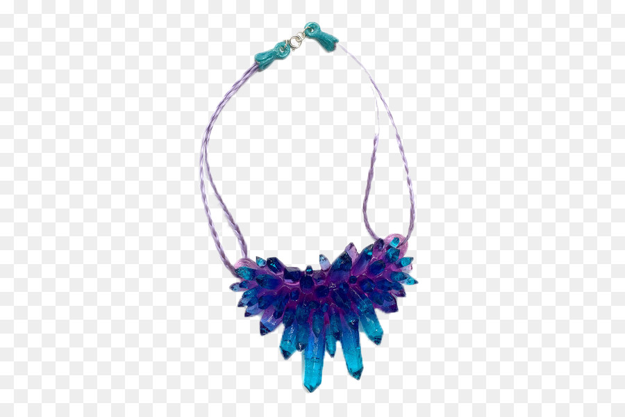 Collier En Cristal，Violet PNG