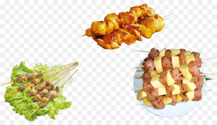 Brochettes，Grillé PNG