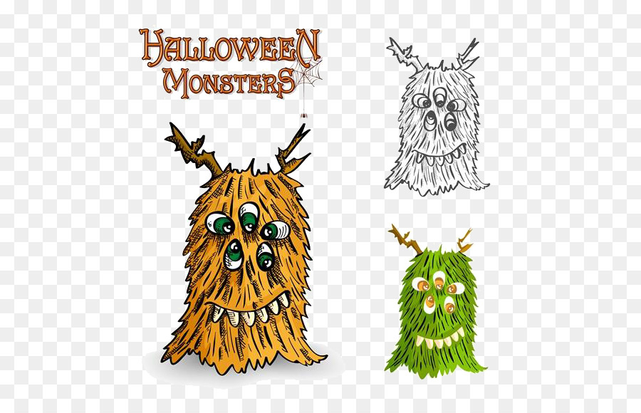 Monstre D'halloween，Monstre PNG