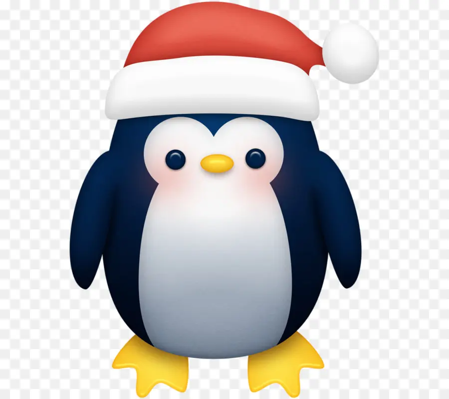 Pingouin Avec Bonnet De Noel，Noël PNG