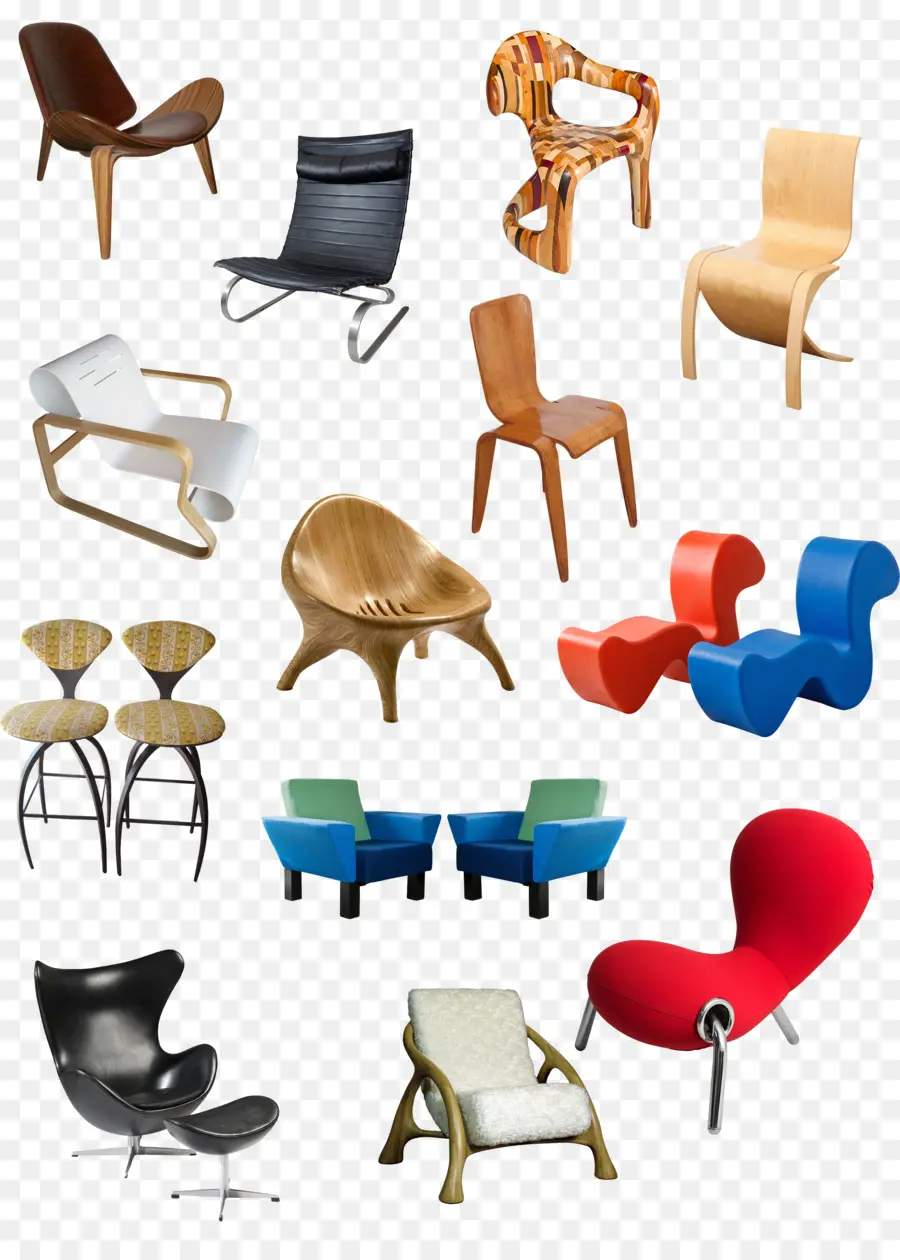 Chaises，Sièges PNG