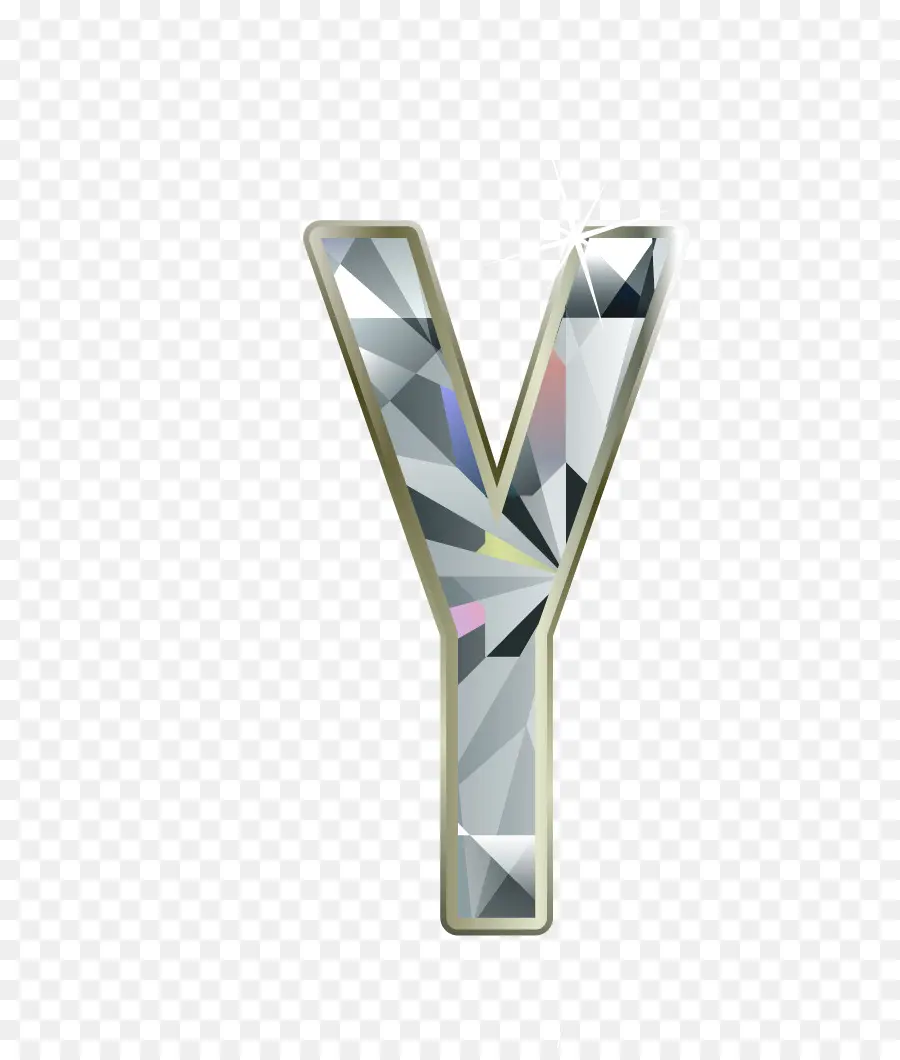 Lettre De Diamant Y，Lettre PNG