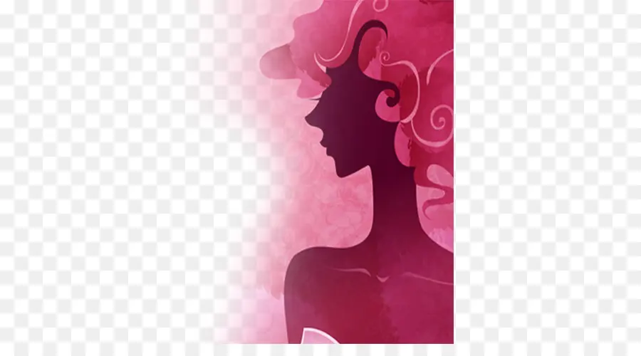 Silhouette De Femme，Profil PNG