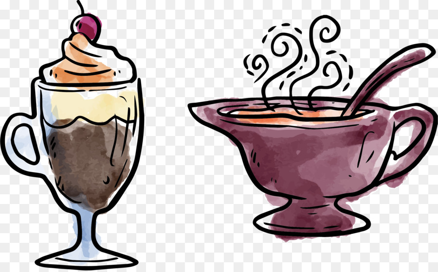 Dessert Et Soupe，Glace PNG