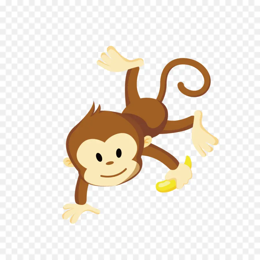 Singe De Dessin Animé，Singe PNG