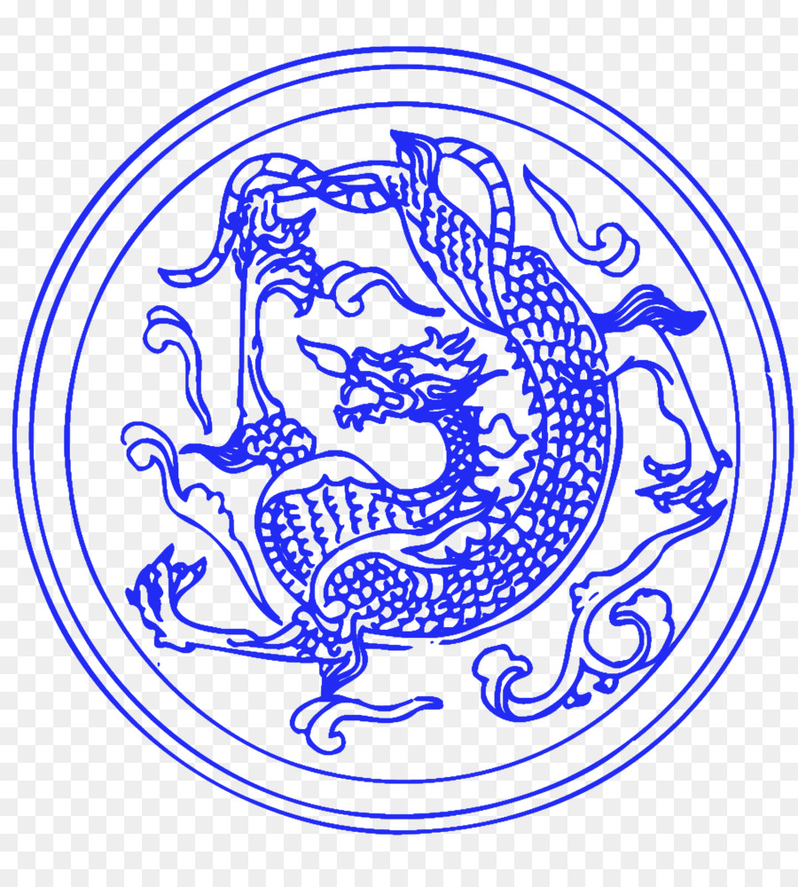 Dragon，Bleu PNG