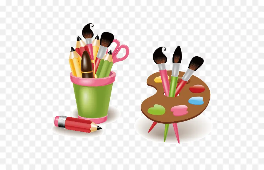 Fournitures D'art，Crayons PNG